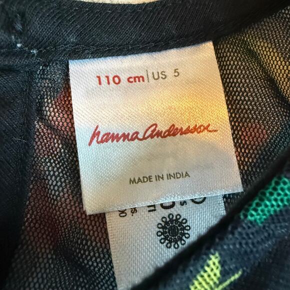 Hanna Andersson Flounce Tulle Dress Deck The Halls 110cm 5 - Picture 5 of 10